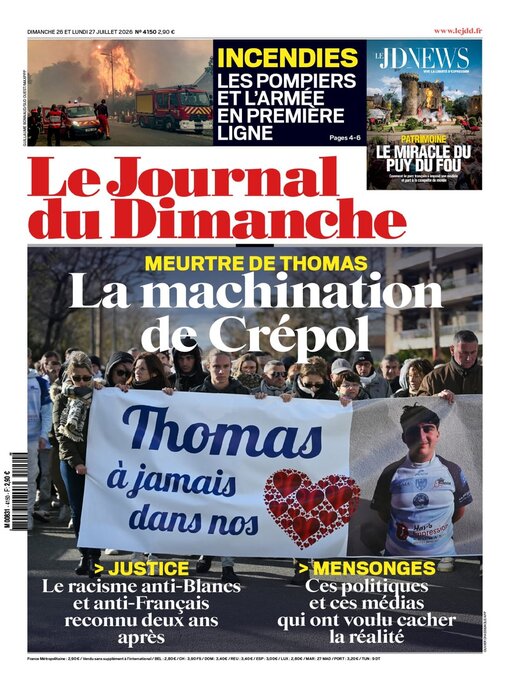 Cover image for Le Journal du dimanche